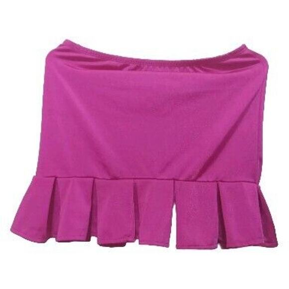 Womens Hot Pink Preppy Golf Skirt & Argyle Costume Dionne Clueless Venus Serena - Picture 5 of 5